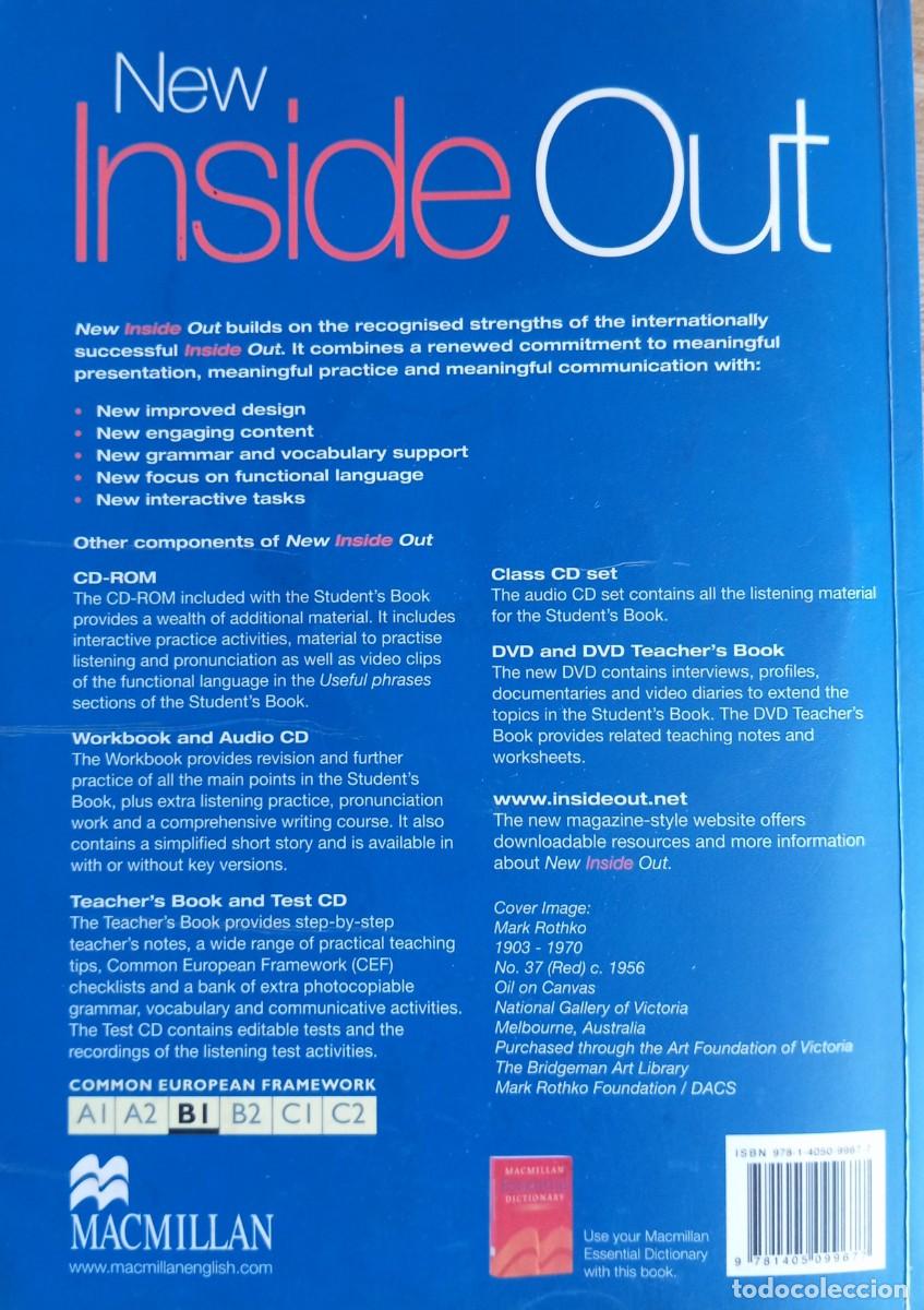 Libros de segunda mano: NEW INSIDE OUT - INTERMEDIATE STUDENT&acute;S BOOK - Foto 3