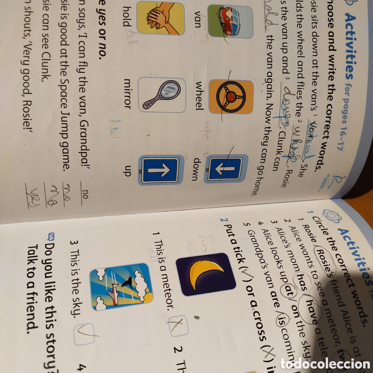 Libros de segunda mano: Clunk in space. Aprender ingl&eacute;s. Imagine Oxford. Con cd. Cuento - Foto 4