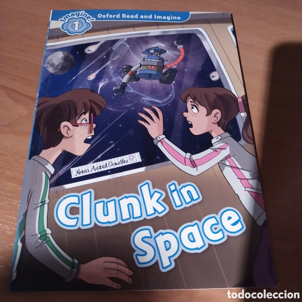 Libros de segunda mano: Clunk in space. Aprender ingl&eacute;s. Imagine Oxford. Con cd. Cuento - Foto 1