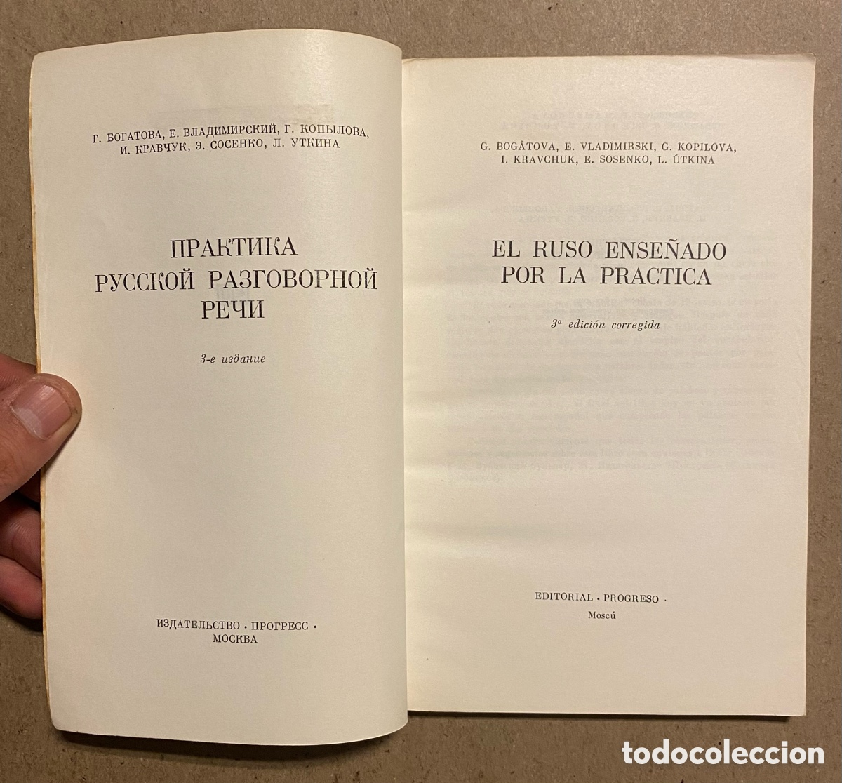 Libros de segunda mano: EL RUSO ENSE&Ntilde;ADO POR LA PR&Aacute;CTICA. VV.AA. EDITORIAL PROGRESO. - Foto 2