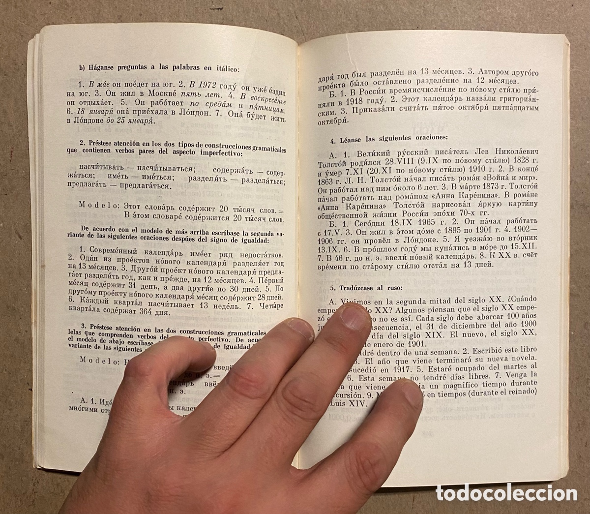 Libros de segunda mano: EL RUSO ENSE&Ntilde;ADO POR LA PR&Aacute;CTICA. VV.AA. EDITORIAL PROGRESO. - Foto 4