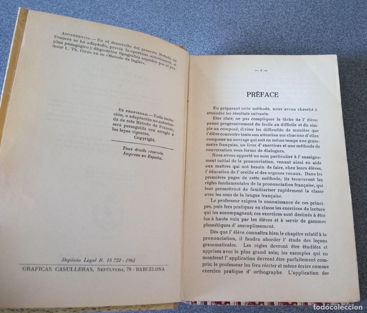 Libros de segunda mano: M&eacute;todo de Franc&eacute;s Ren&eacute; H.Thierry - Foto 5