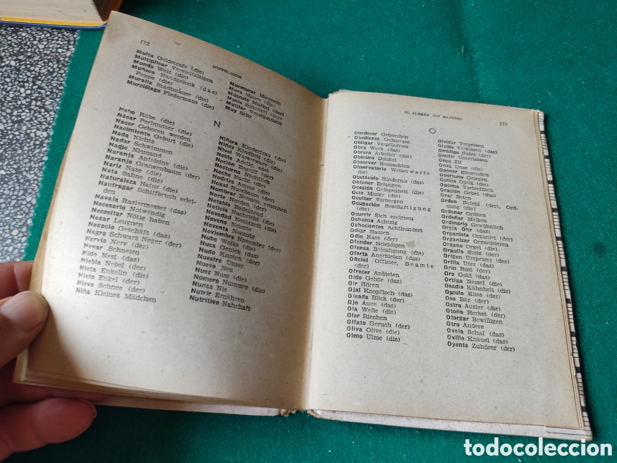 Libros de segunda mano: Libro El alem&aacute;n sin maestro 1943 libro de escuela para aprender ingl&eacute;s - Foto 4