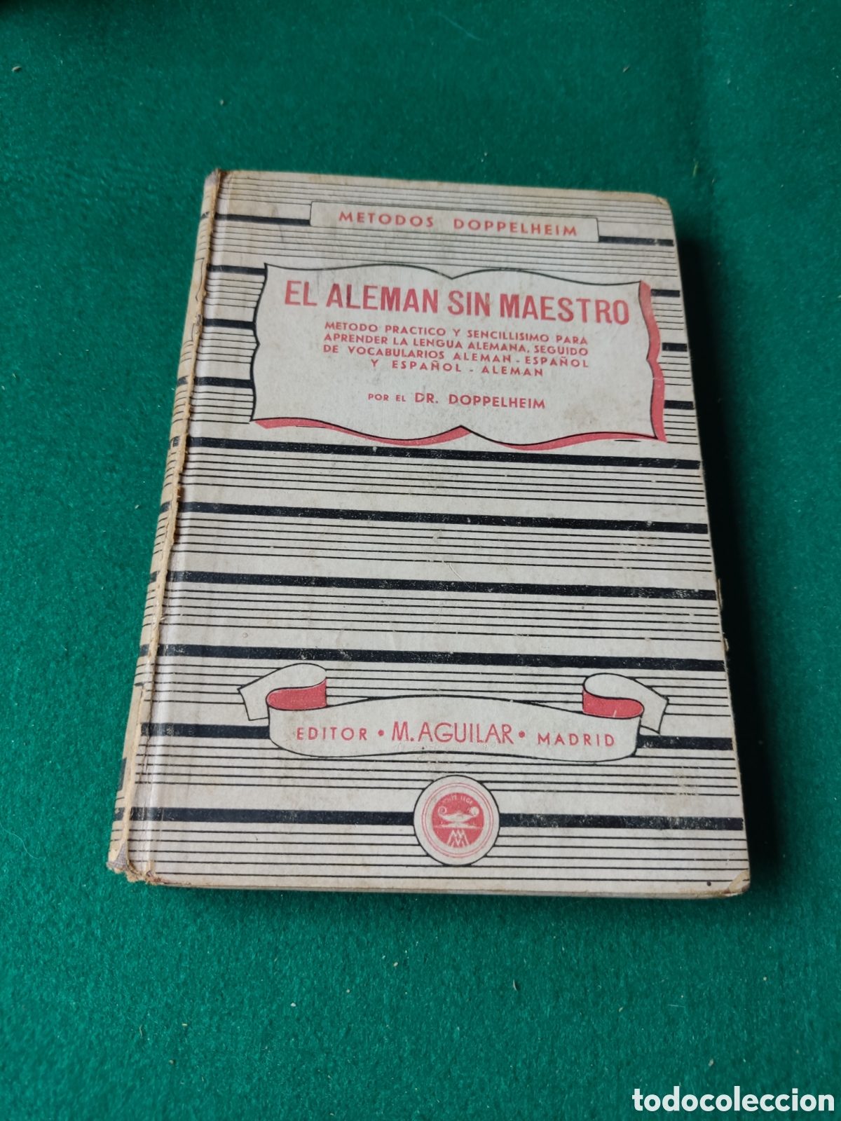 Libros de segunda mano: Libro El alem&aacute;n sin maestro 1943 libro de escuela para aprender ingl&eacute;s - Foto 1