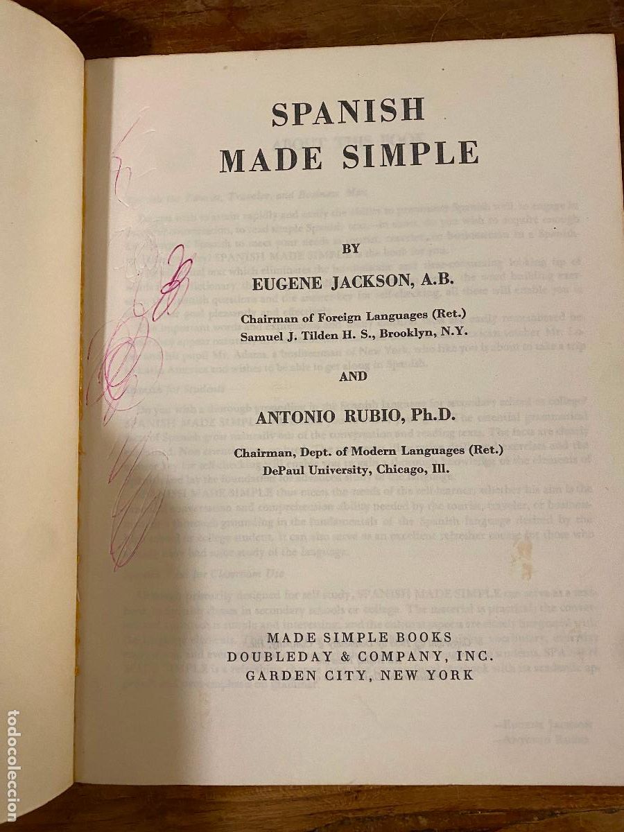 Libros de segunda mano: Spanish Made Simple Bodega Espa&ntilde;ola - Foto 3