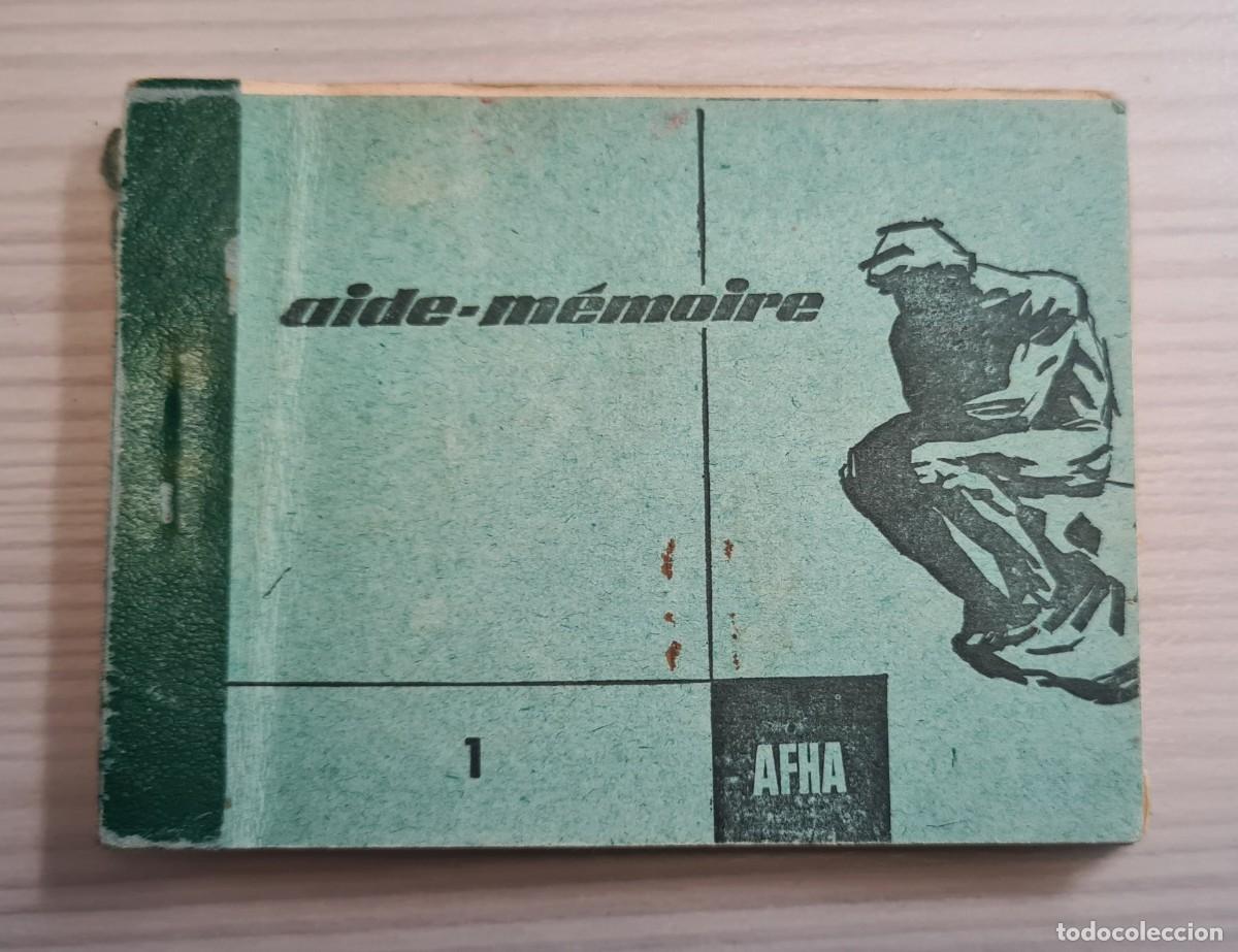 Libros de segunda mano: COMPLEMENTO DEL CURSO DE FRANCES DE AFHA. AIDE MEMOIRE 1&ordf; LECCION. - Foto 1