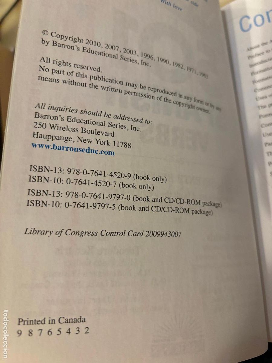 Libros de segunda mano: 501 Spanish Verbs. Barrons foreign language guides. - Foto 4