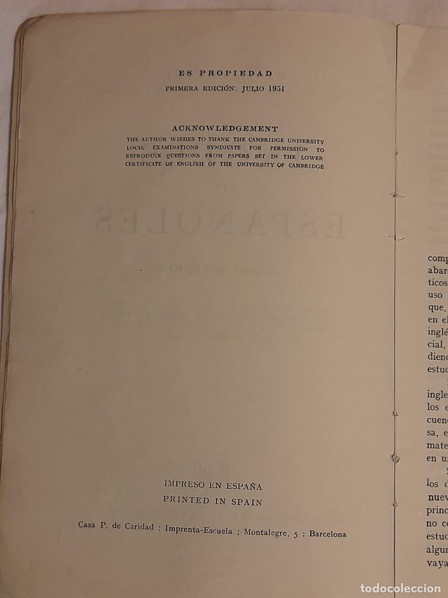 Libros de segunda mano: INGLES PARA ESPA&Ntilde;OLES. - Foto 3