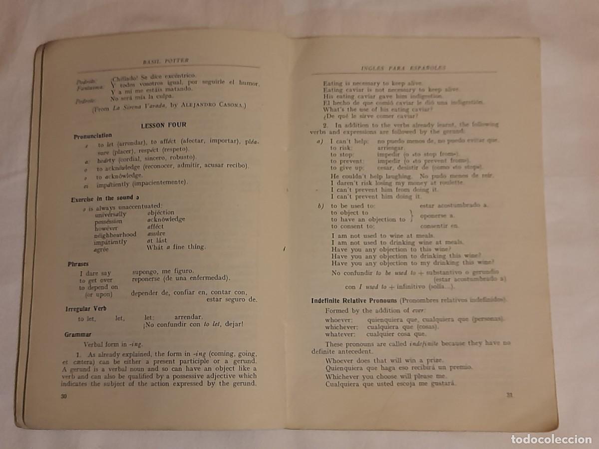 Libros de segunda mano: INGLES PARA ESPA&Ntilde;OLES. - Foto 4