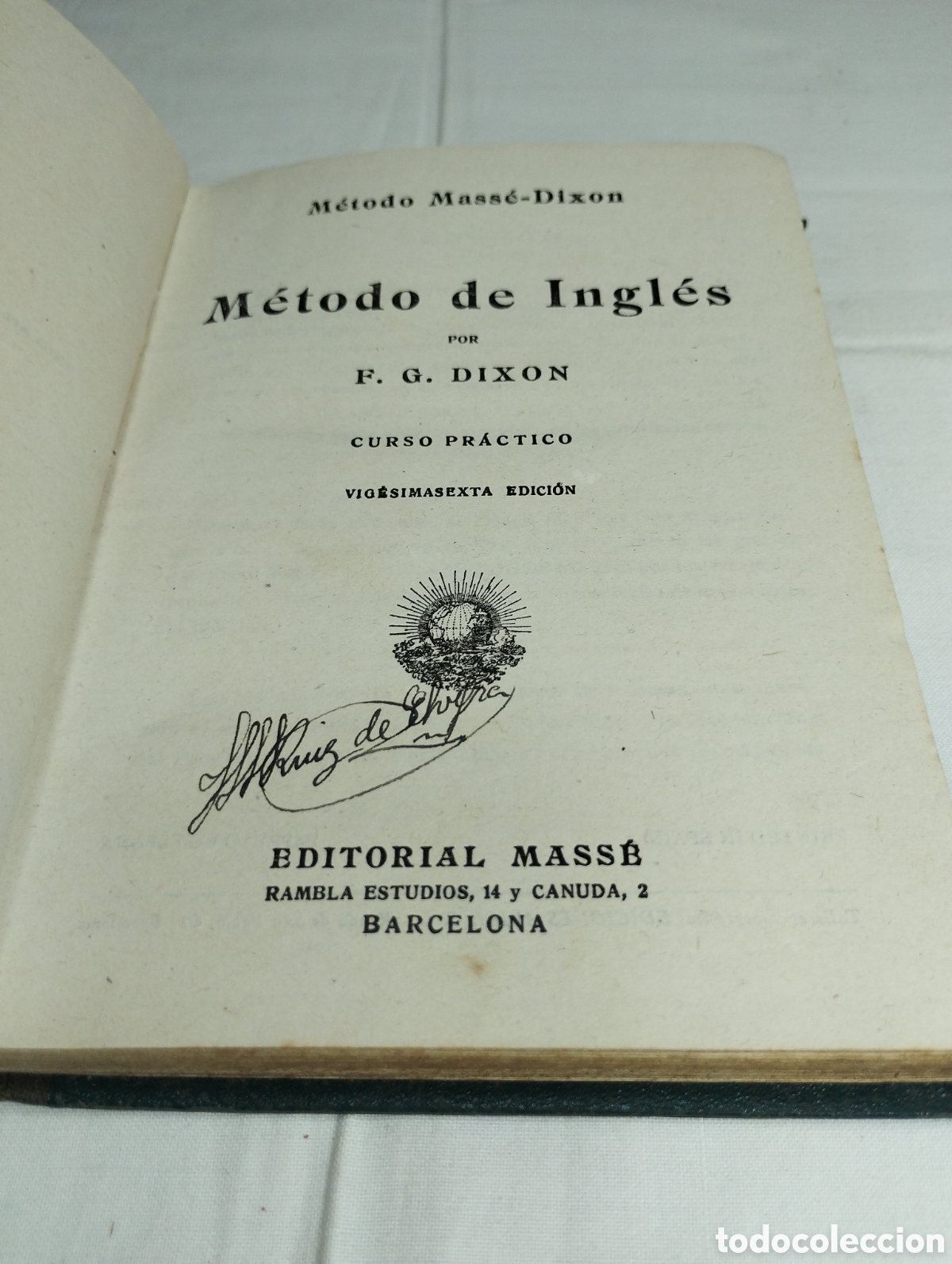 Libros de segunda mano: English method. Editorial Mass&eacute;, 1923 - Foto 2