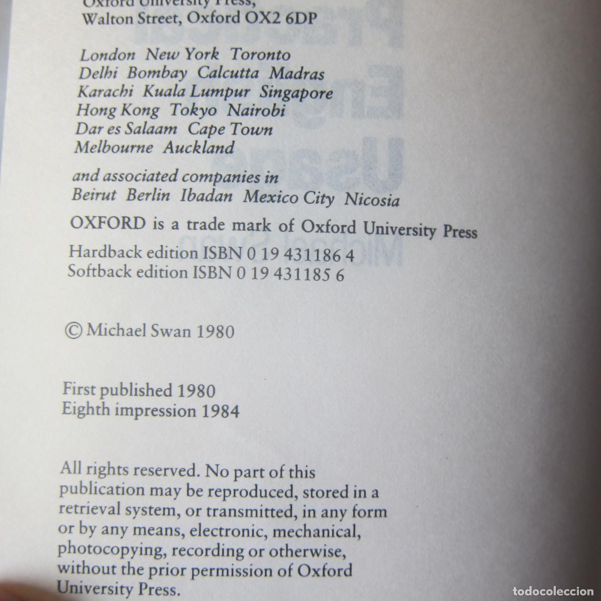Libros de segunda mano: PRACTICAL ENGLISH USAGE - MICHAEL SWAN (OXFORD) 1984 IDIOMAS - Foto 4