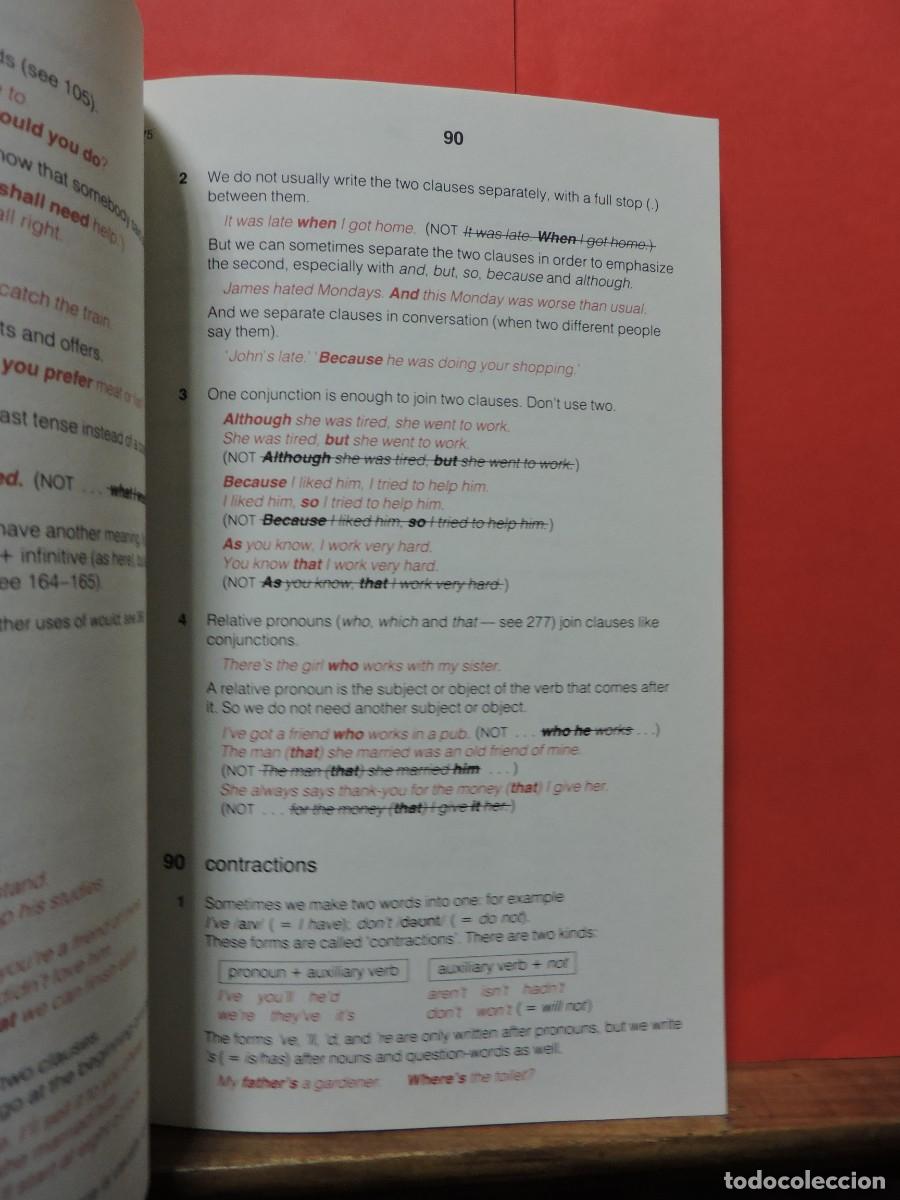 Libros de segunda mano: Basic English Usage. SWAN, Michael. Ed. Oxford. 1985. Second impression - Foto 3