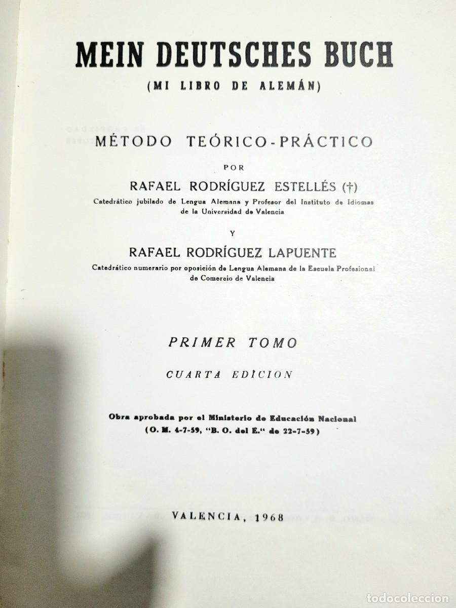Libros de segunda mano: MI LIBRO DE ALEMAN. A&Ntilde;O 1968. - Foto 2