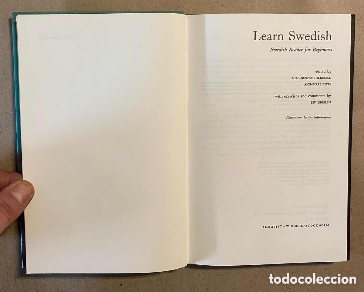 Libros de segunda mano: LEARN SWEDISH READER FOR BEGINNERS. SWEDISH READER FOR BEGINNERS. ALMQVIST & WINKELL 1959 - Foto 2