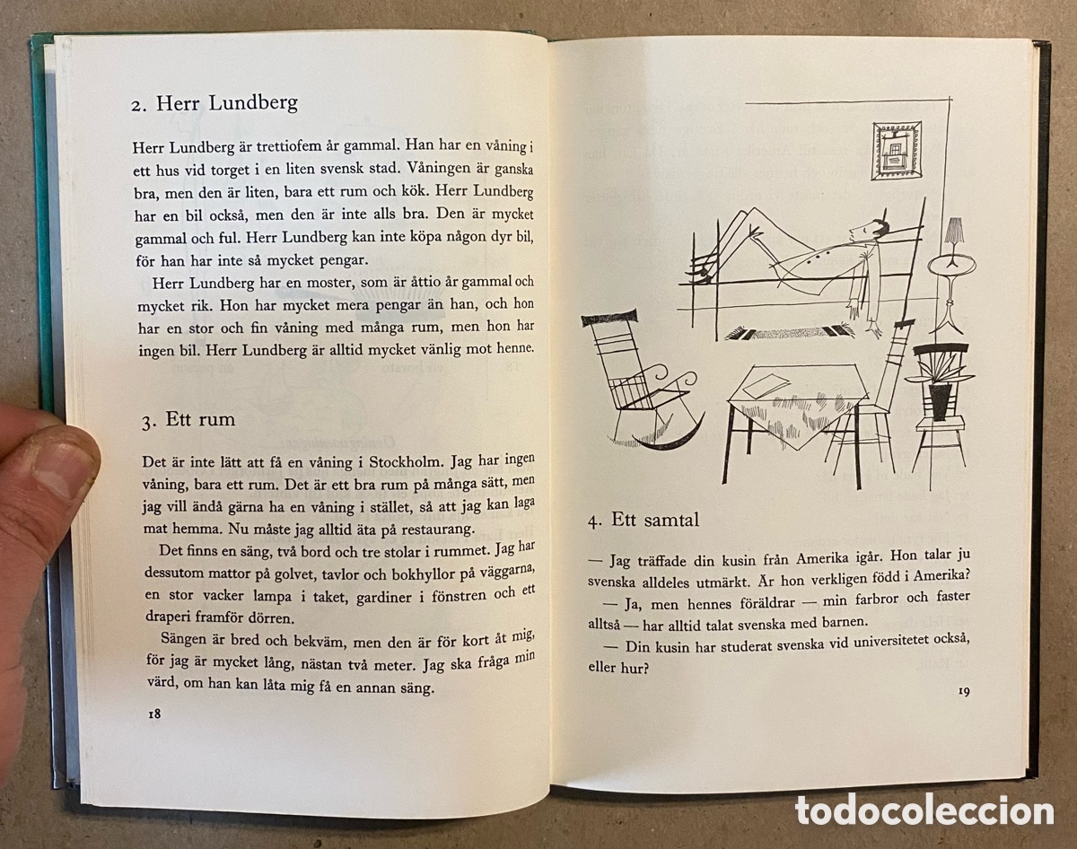Libros de segunda mano: LEARN SWEDISH READER FOR BEGINNERS. SWEDISH READER FOR BEGINNERS. ALMQVIST & WINKELL 1959 - Foto 4