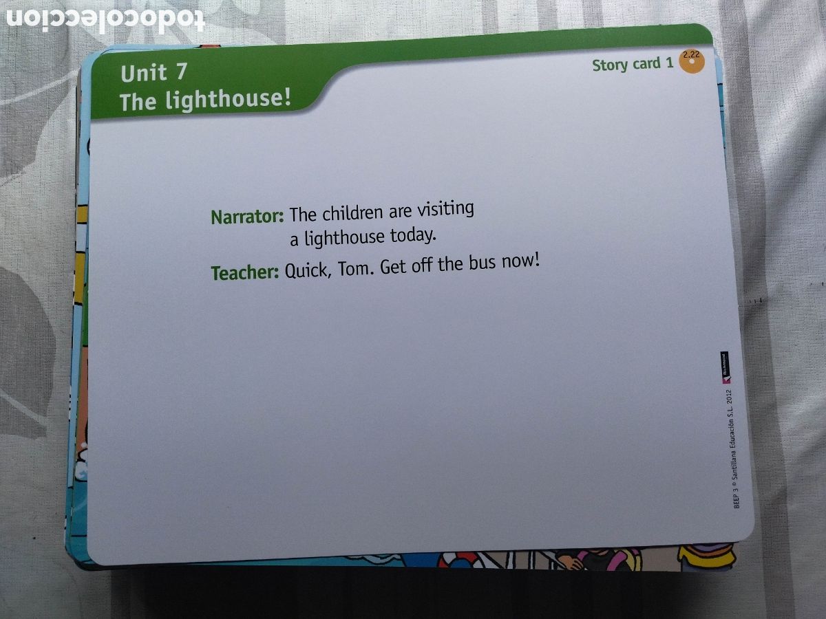 Libros de segunda mano: Story cards. Unit 7. The lighthouse - Foto 2