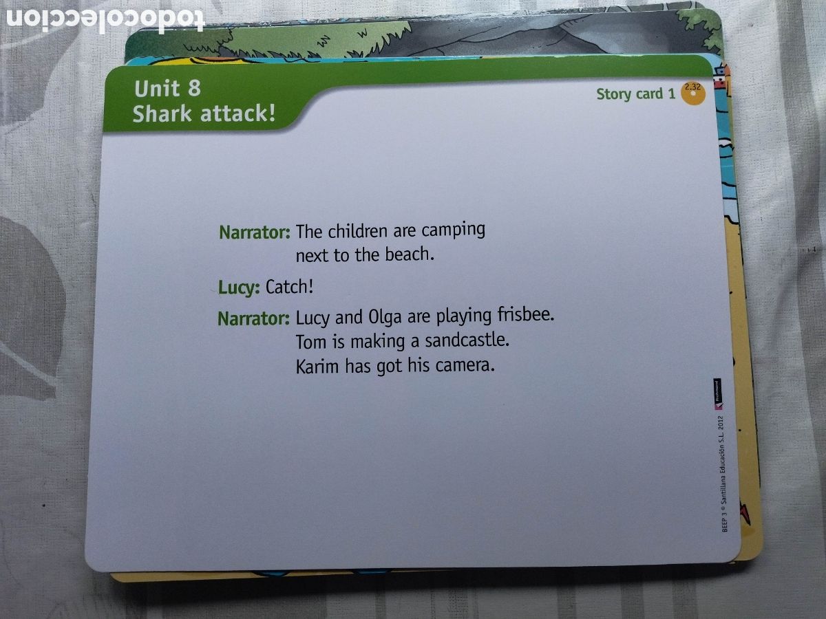 Libros de segunda mano: Story cards. Unit 8. Shark attack! - Foto 2