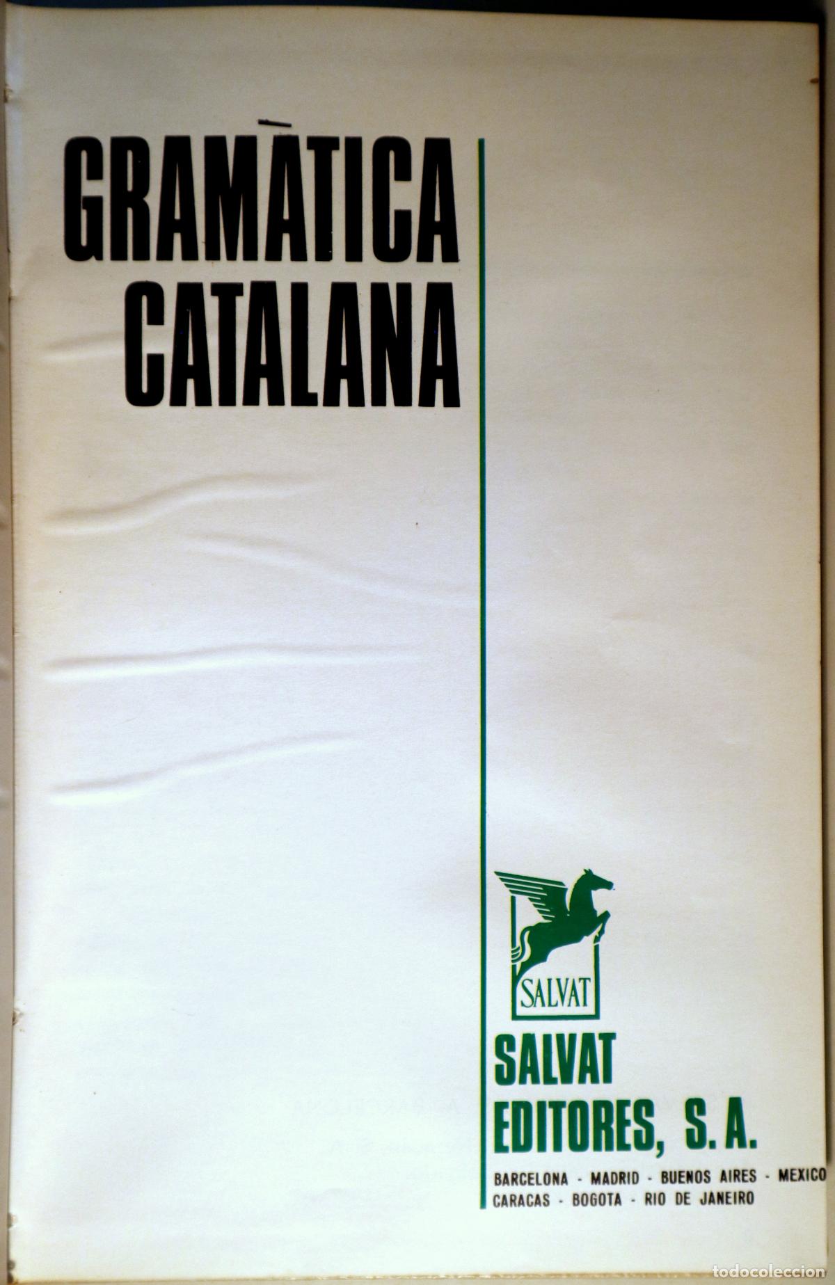 Libros de segunda mano: GRAM&Agrave;TICA CATALANA - Barcelona 1968 - Foto 1