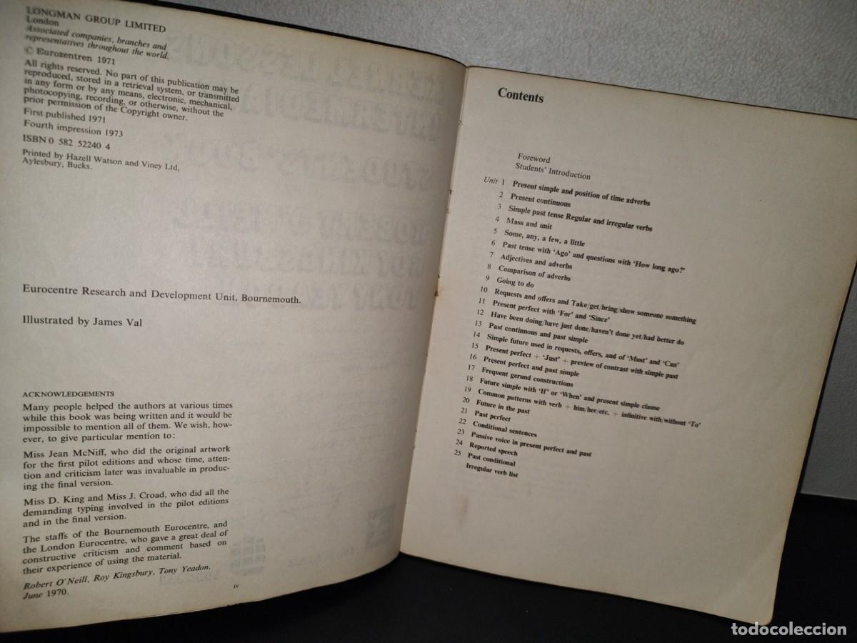 Libros de segunda mano: 142- KERNEL LESSONS INTERMEDIATE. STUDENTS BOOK - ROBERT ONELL, ROY KING, TONY YEADON - 1973 - Foto 5
