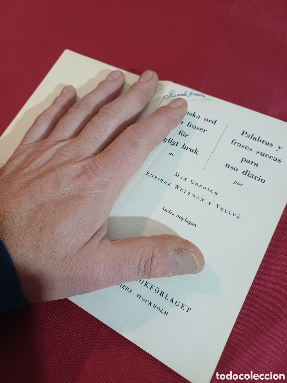 Libros de segunda mano: LIBRO, PALABRAS Y FRASES SUECAS, 1954 - Foto 5