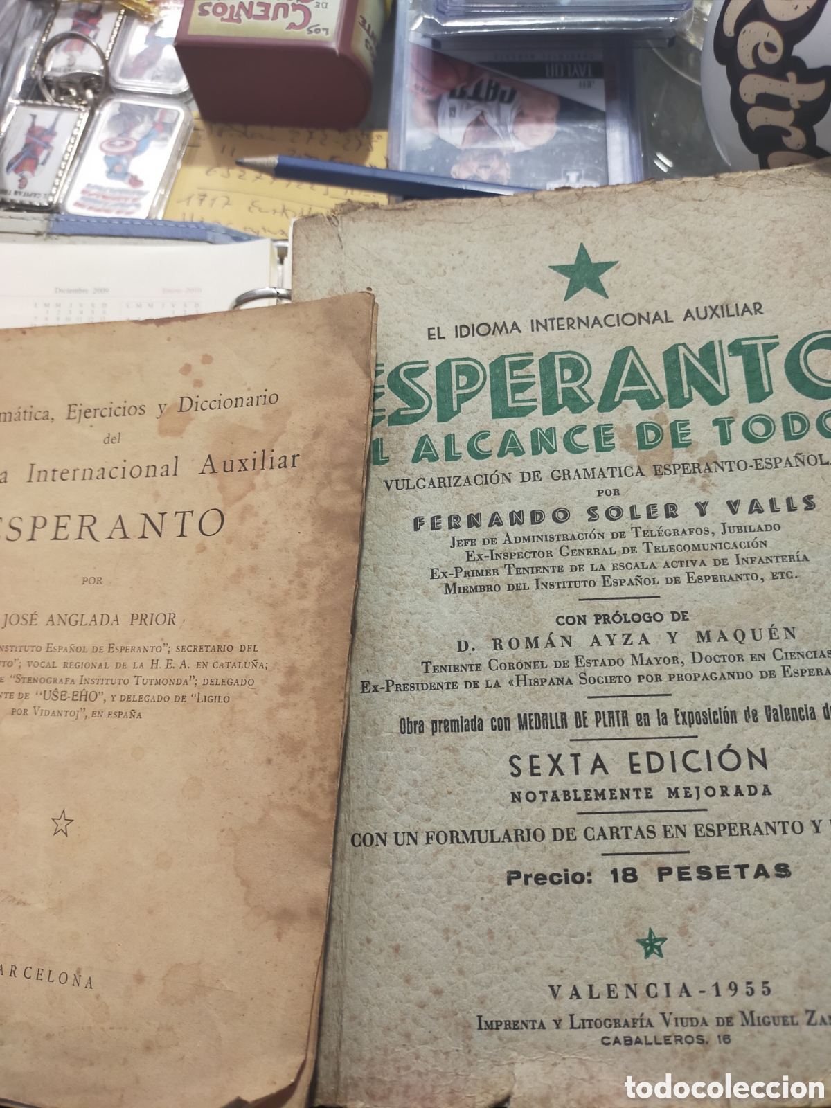 Libros de segunda mano: Lote 2 libros esperanto gram&aacute;tica ejercicios y al alcance de todos - Foto 1