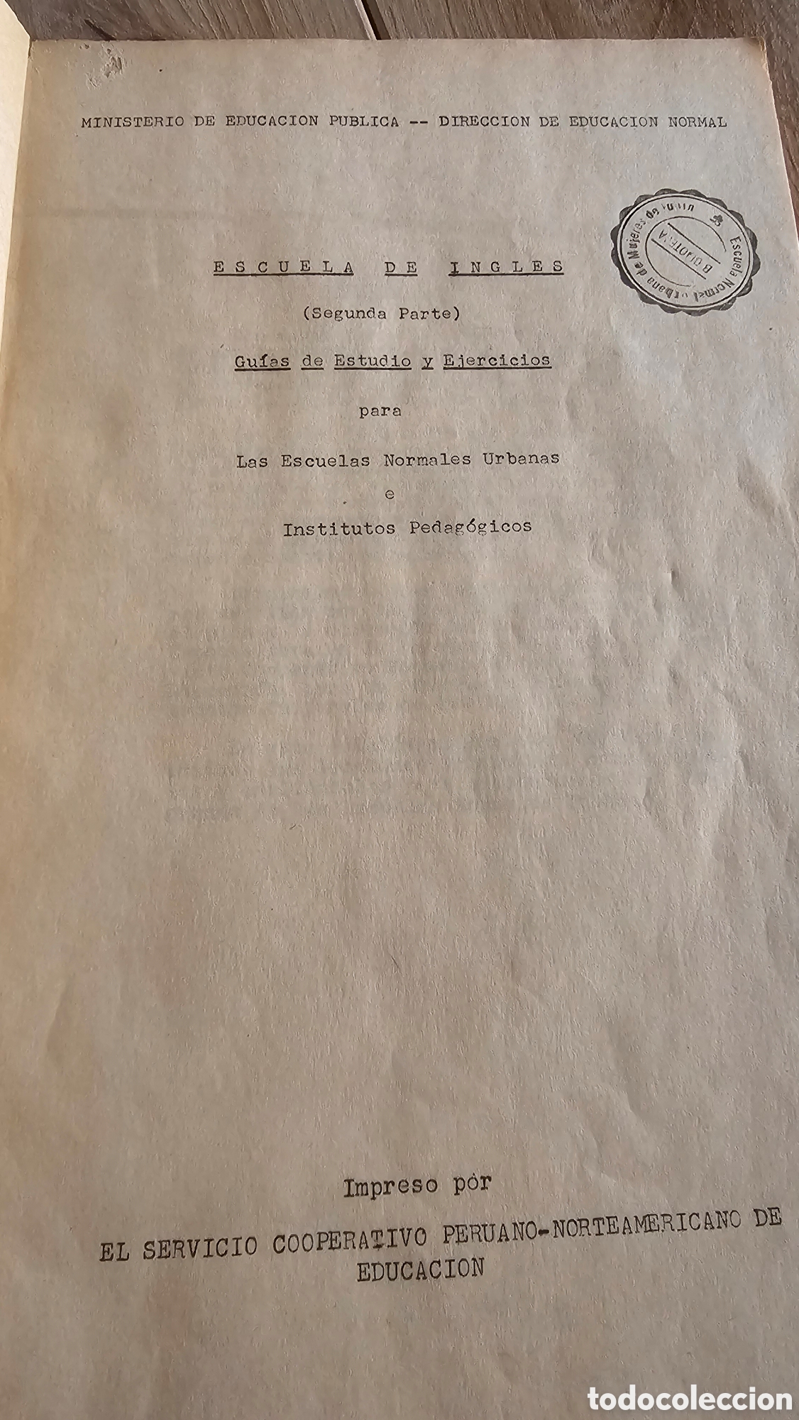 Libros de segunda mano: Libro escuela de Ingl&eacute;s Peruano - Foto 2