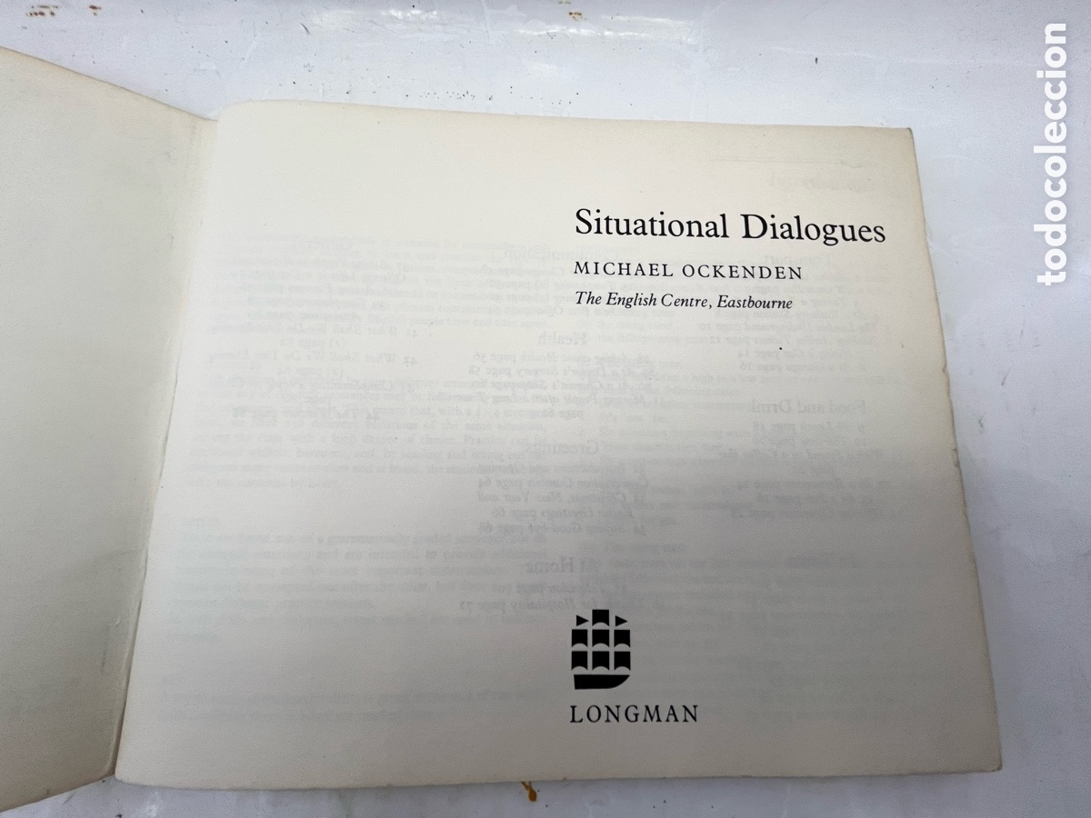 Libros de segunda mano: SITUATIONAL DIALOGUES - Michael Ockenden - Foto 2