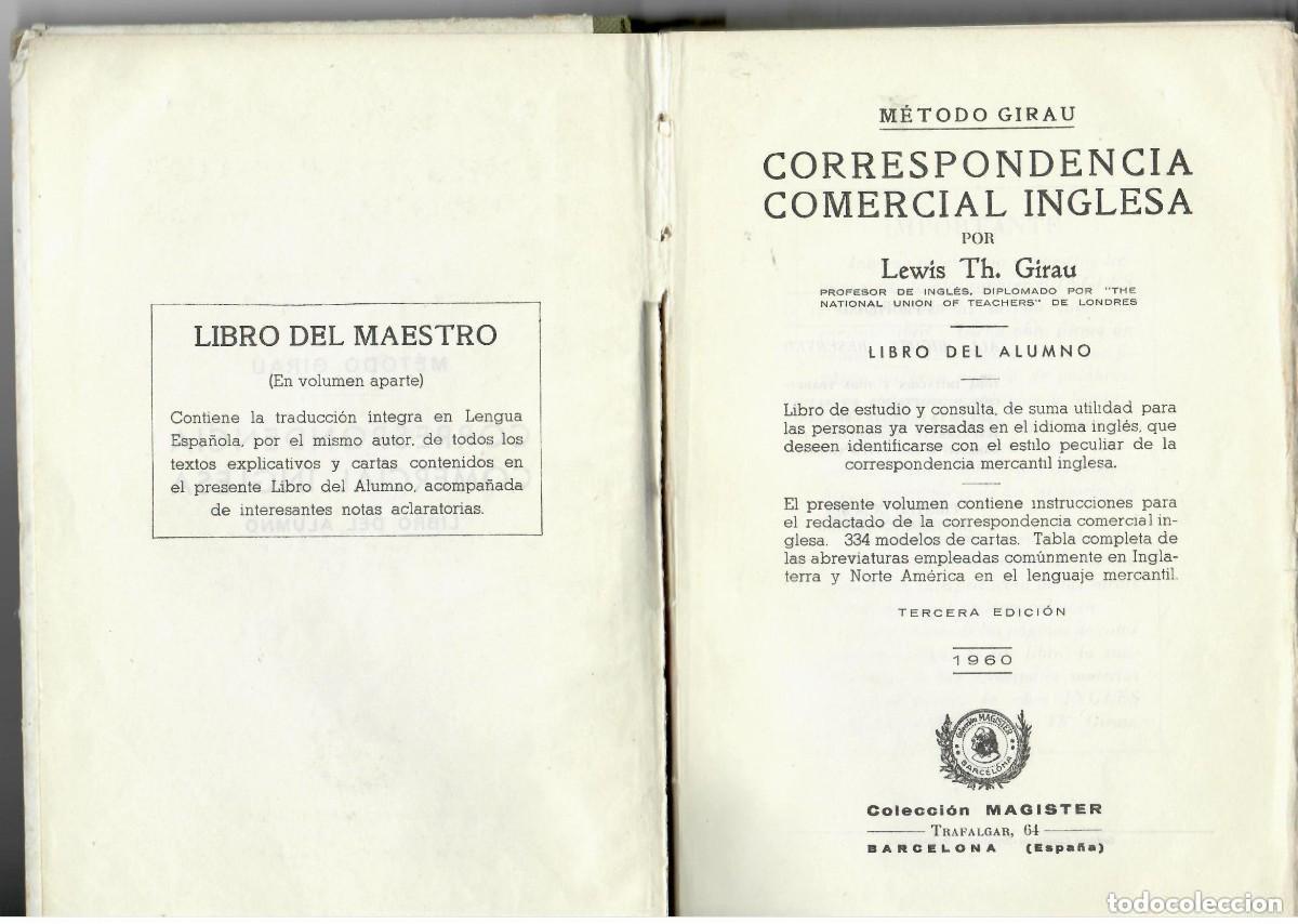 Libros de segunda mano: CORRESPONDENCIA COMERCIAL INGLESA - Foto 4