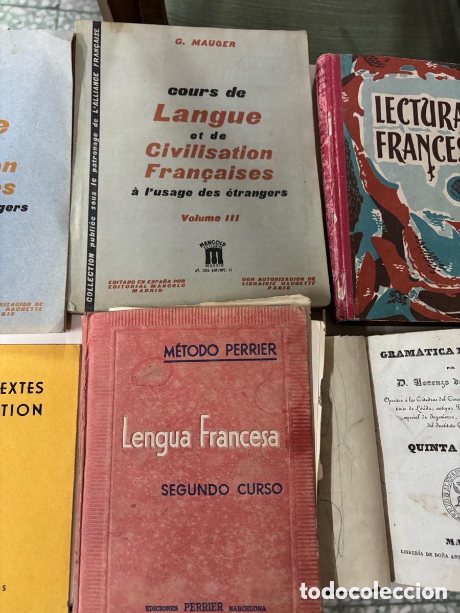 Libros de segunda mano: Lote antiguos libros lengua francesa - Foto 3