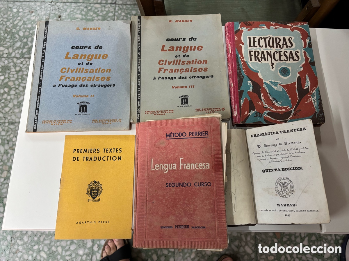 Libros de segunda mano: Lote antiguos libros lengua francesa - Foto 1