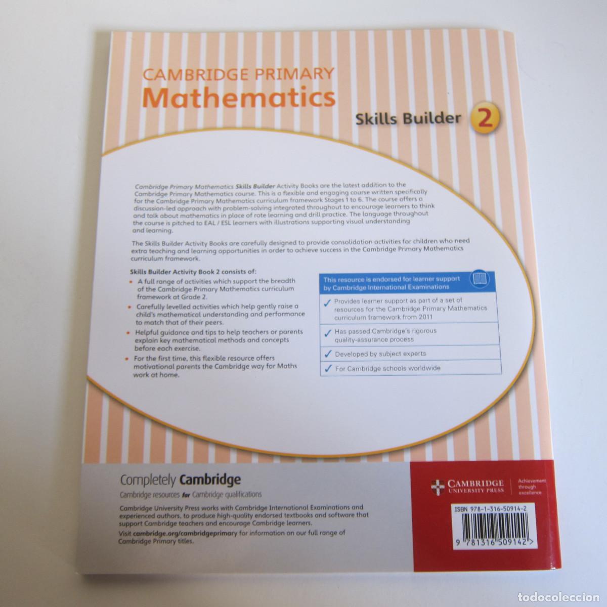 Libros de segunda mano: CAMBRIDGE PRIMARY - MATHEMATICS 2 - SKILLS BUILDER, CHALLENGE (CAMBRIDGE) IDIOMAS - Foto 3