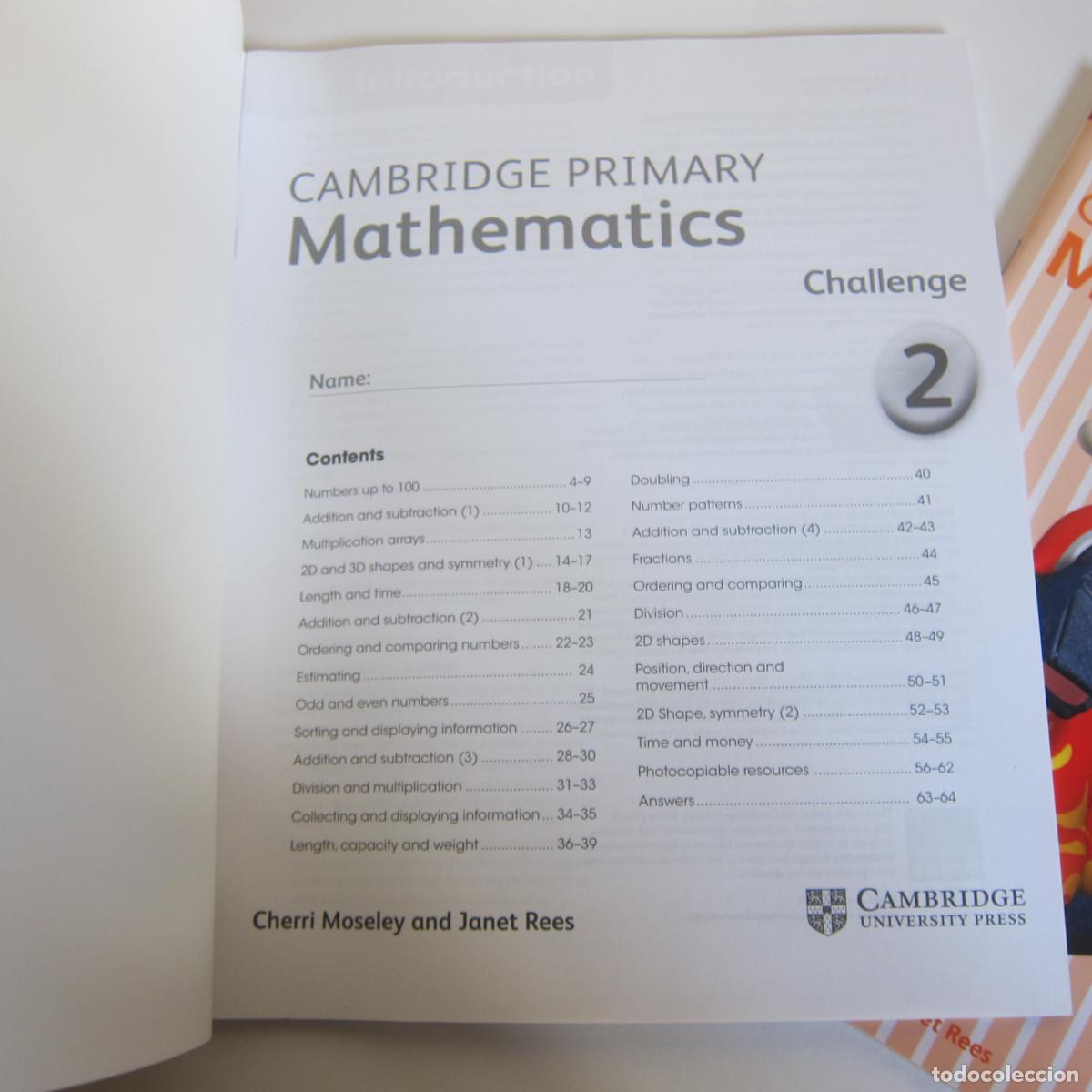 Libros de segunda mano: CAMBRIDGE PRIMARY - MATHEMATICS 2 - SKILLS BUILDER, CHALLENGE (CAMBRIDGE) IDIOMAS - Foto 11