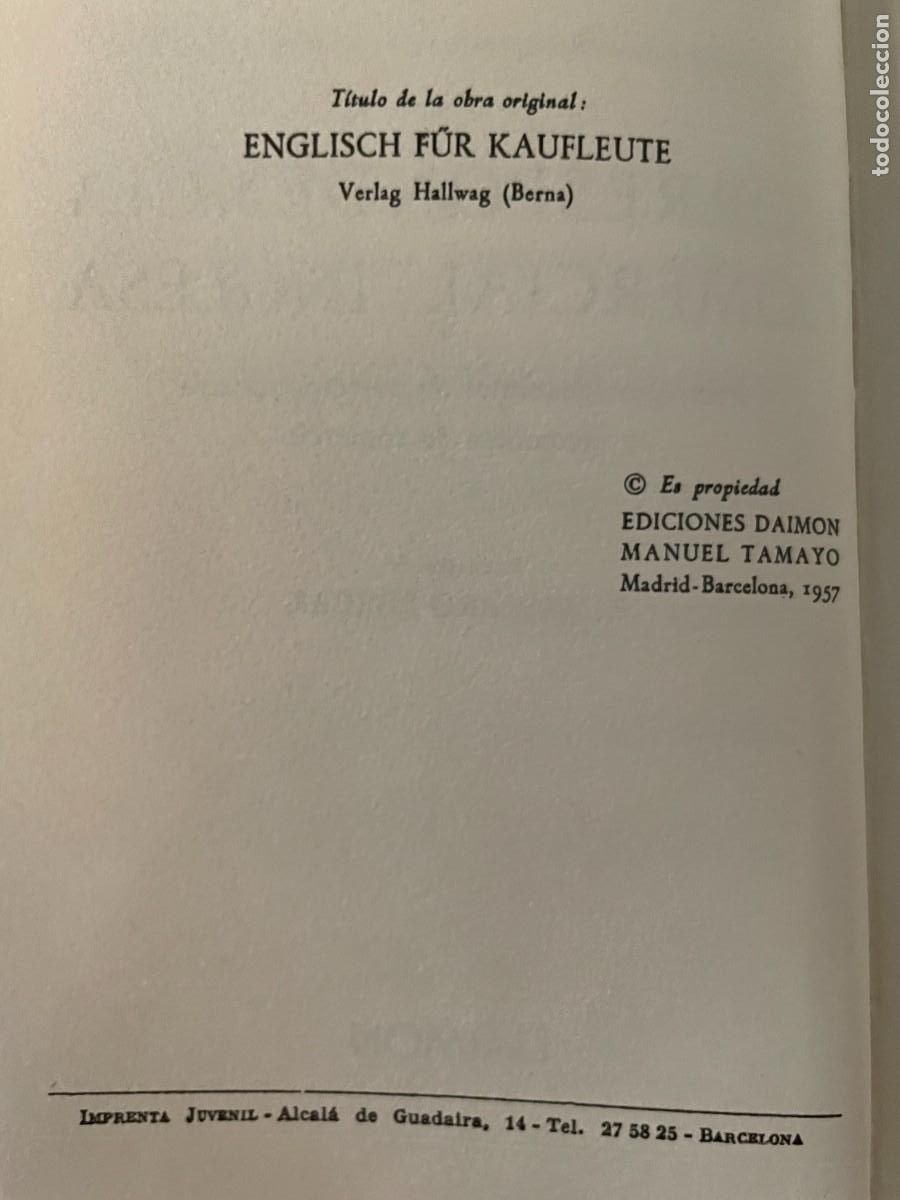 Libros de segunda mano: Correspondencia comercial inglesa - Foto 2