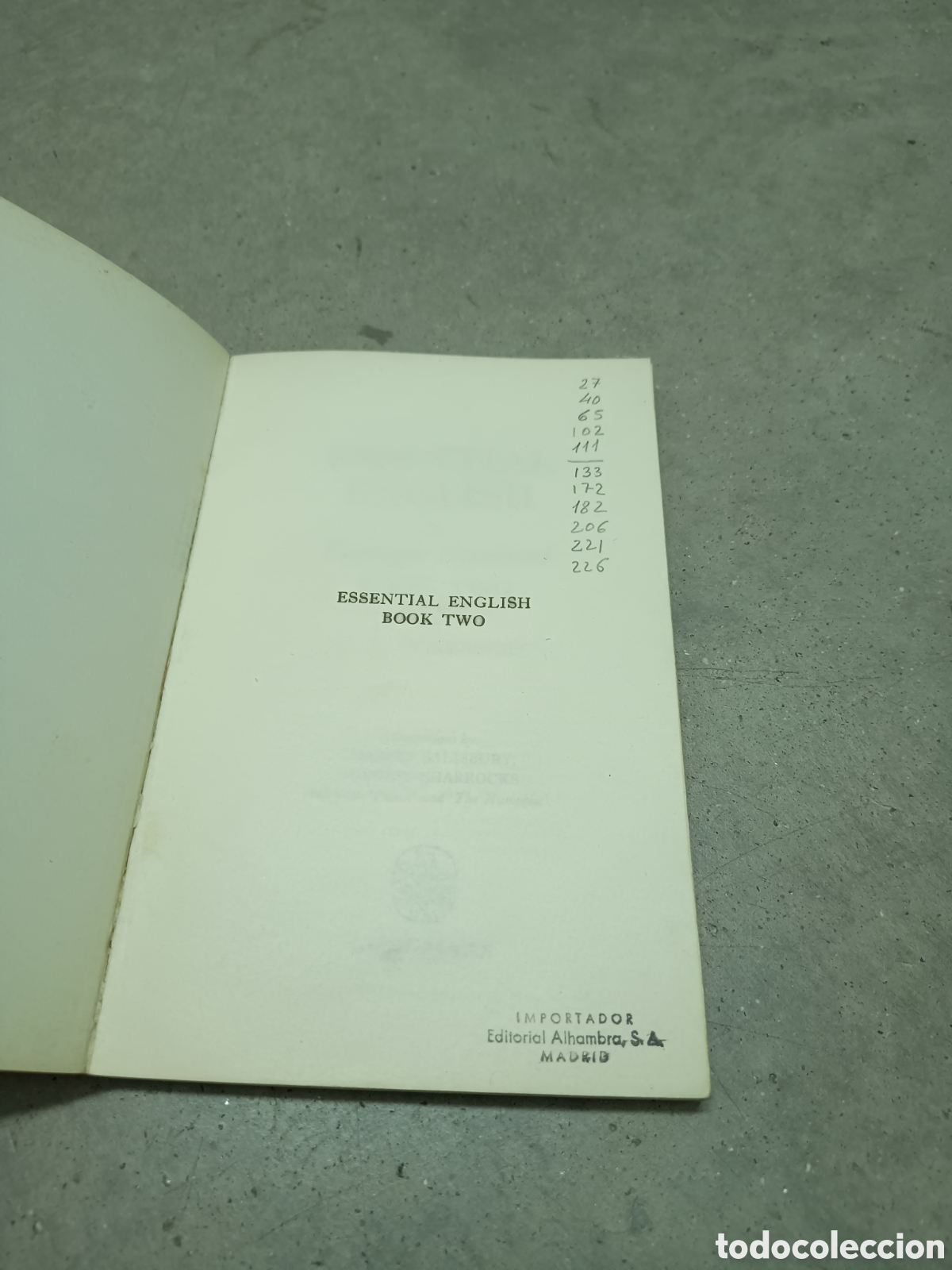Libros de segunda mano: ESSENTIAL ENGLISH FOR FOREIGN STUDENTS BOOK 2 BY C. E. ECKERSLEY - Foto 4