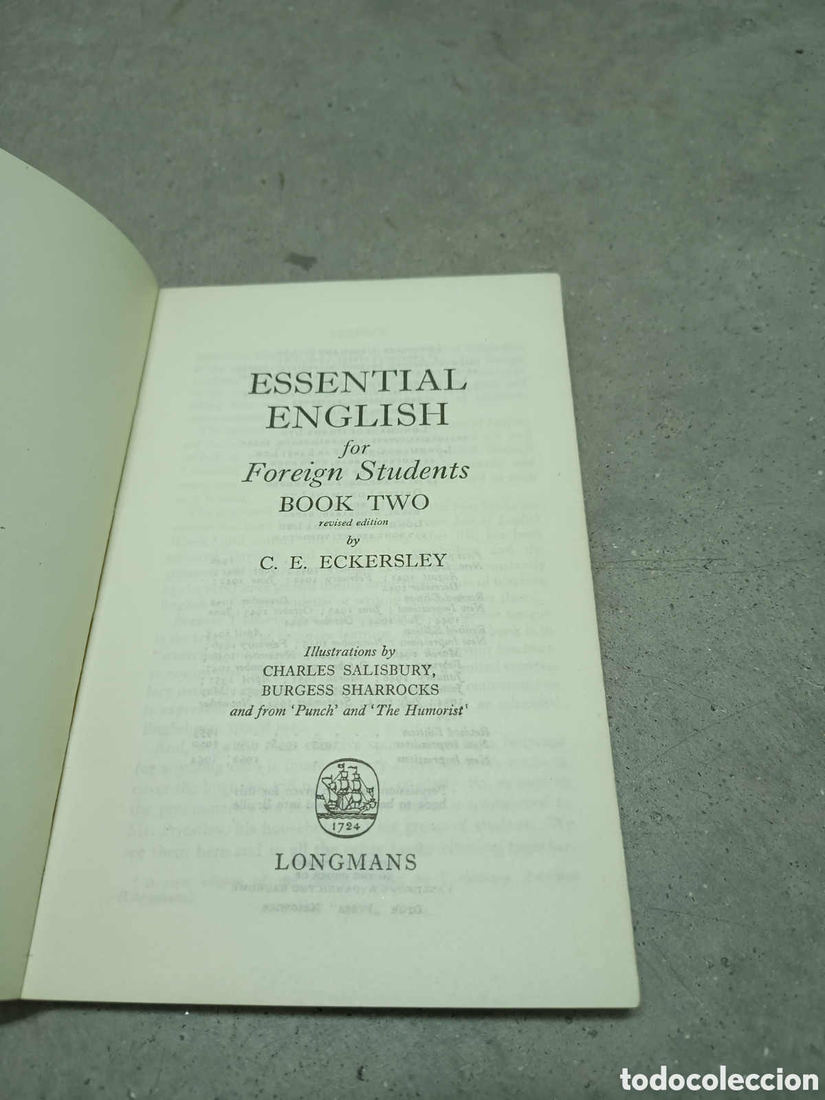 Libros de segunda mano: ESSENTIAL ENGLISH FOR FOREIGN STUDENTS BOOK 2 BY C. E. ECKERSLEY - Foto 5