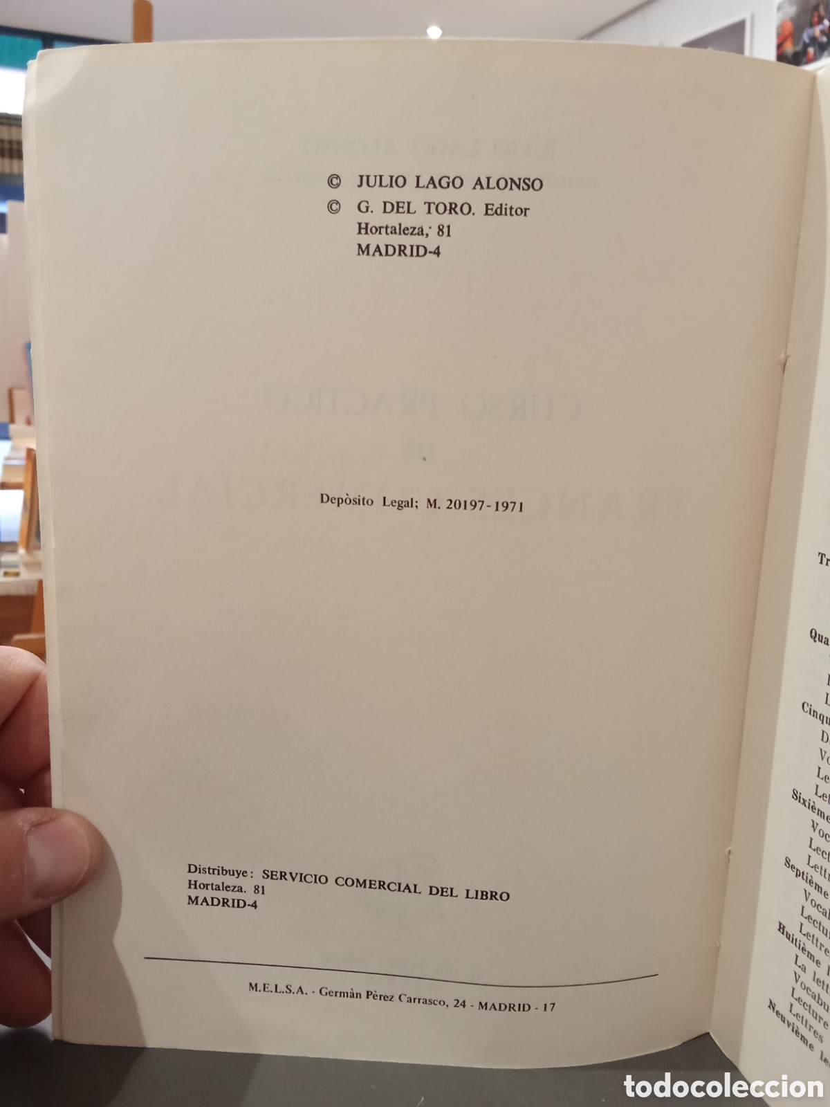 Libros de segunda mano: Curso Pr&aacute;ctico de Frances Comercial - Julio Lago Alonso - Foto 3