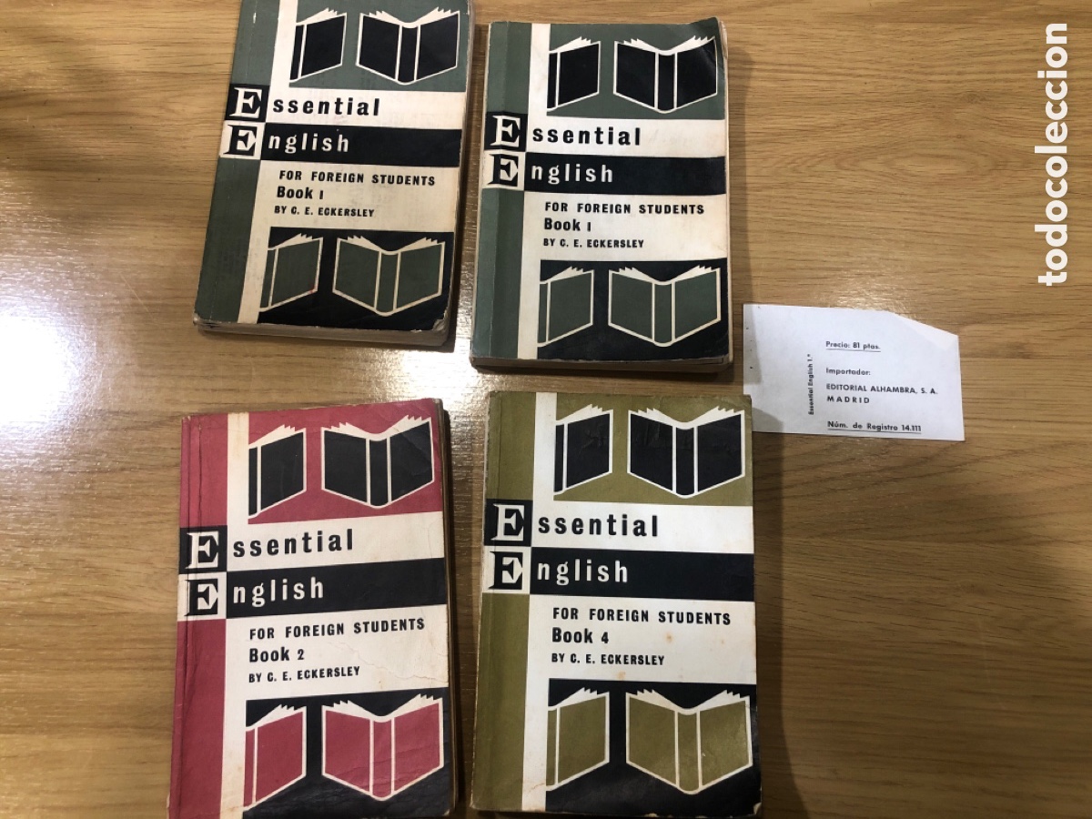 Libros de segunda mano: 4 Essential English Book 1,2,4 - Foto 1
