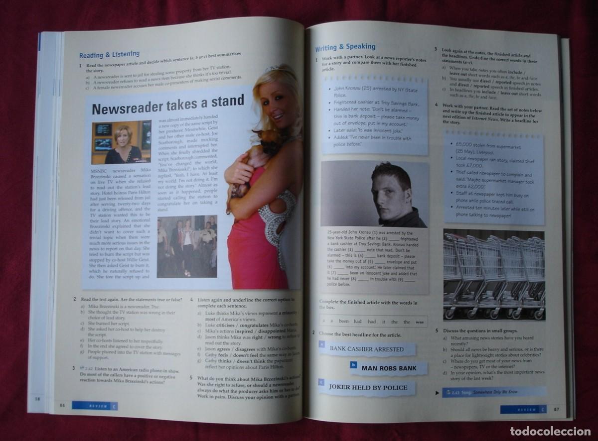 Libros de segunda mano: New Inside Out Intermediate. B1. Student&acute;s Book + CD. Workbook + Audio CD. Curso de Ingl&eacute;s. - Foto 3