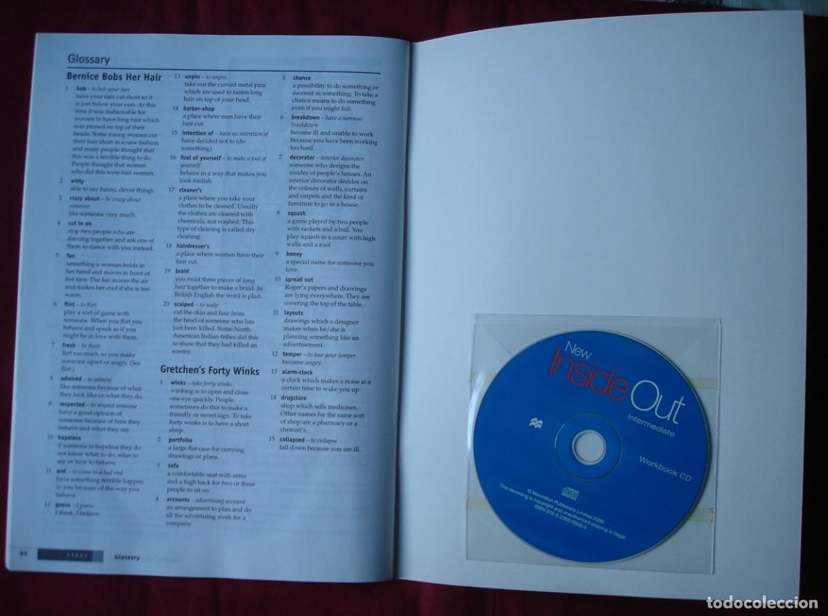 Libros de segunda mano: New Inside Out Intermediate. B1. Student&acute;s Book + CD. Workbook + Audio CD. Curso de Ingl&eacute;s. - Foto 8
