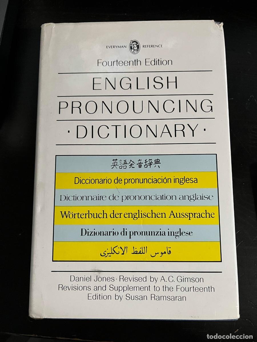 Libros de segunda mano: English pronouncing dictionary - Foto 1