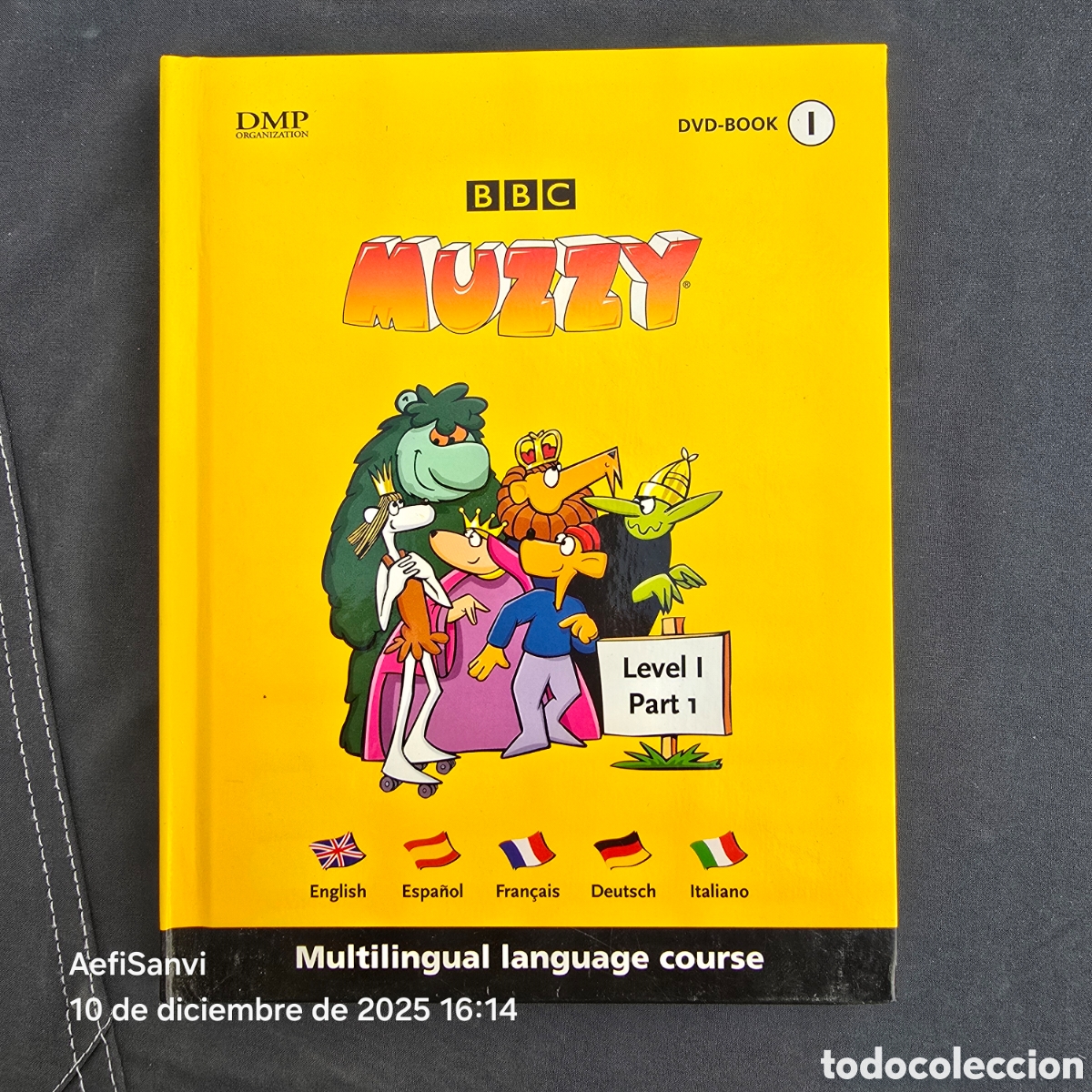 Libros de segunda mano: BBC MUZZY, DVD-BOOK 1: LEVEL I, PART 1 - Foto 1