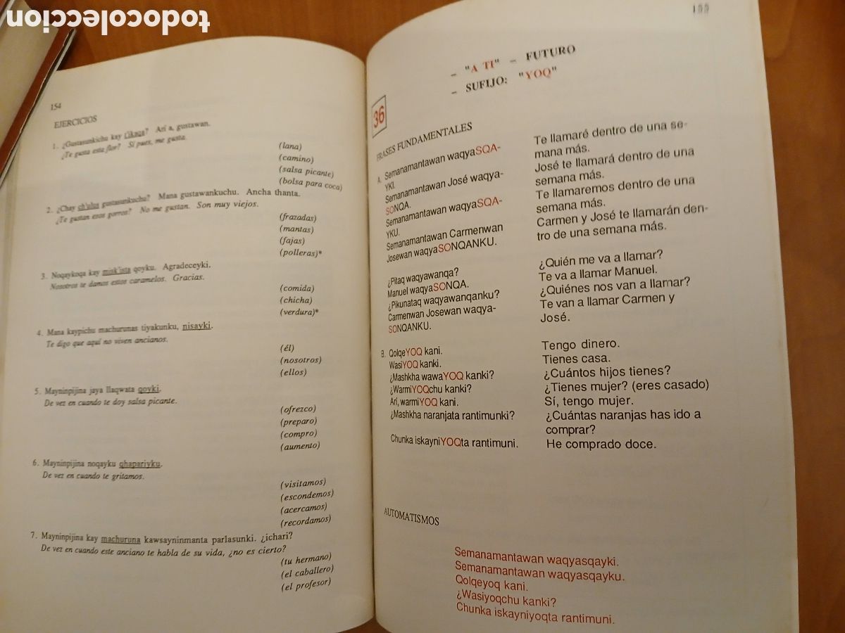 Libros de segunda mano: M&eacute;todo de Quechua, Runa Simi. Marcelo Grondin N. - Foto 10