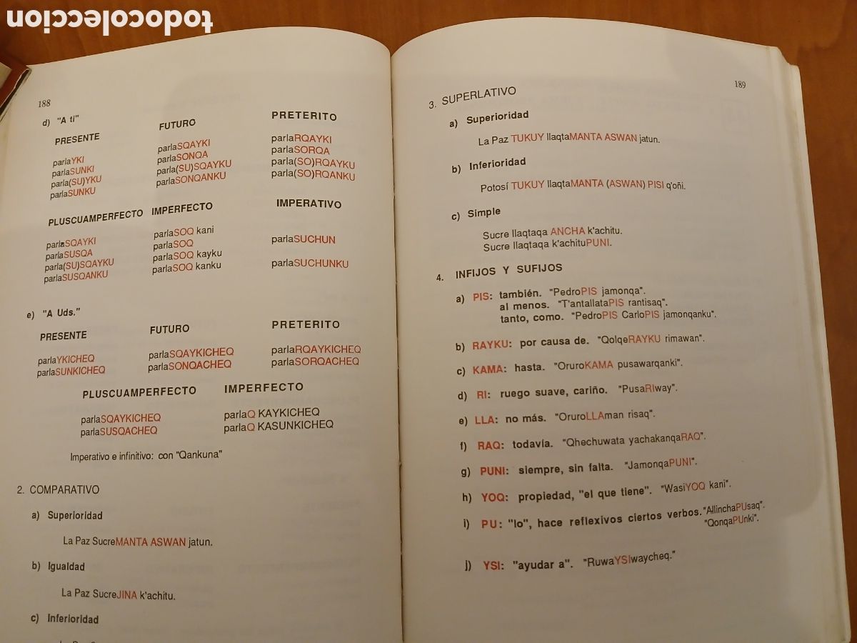 Libros de segunda mano: M&eacute;todo de Quechua, Runa Simi. Marcelo Grondin N. - Foto 11