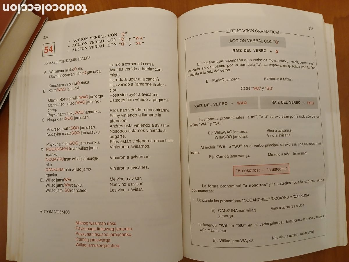 Libros de segunda mano: M&eacute;todo de Quechua, Runa Simi. Marcelo Grondin N. - Foto 14