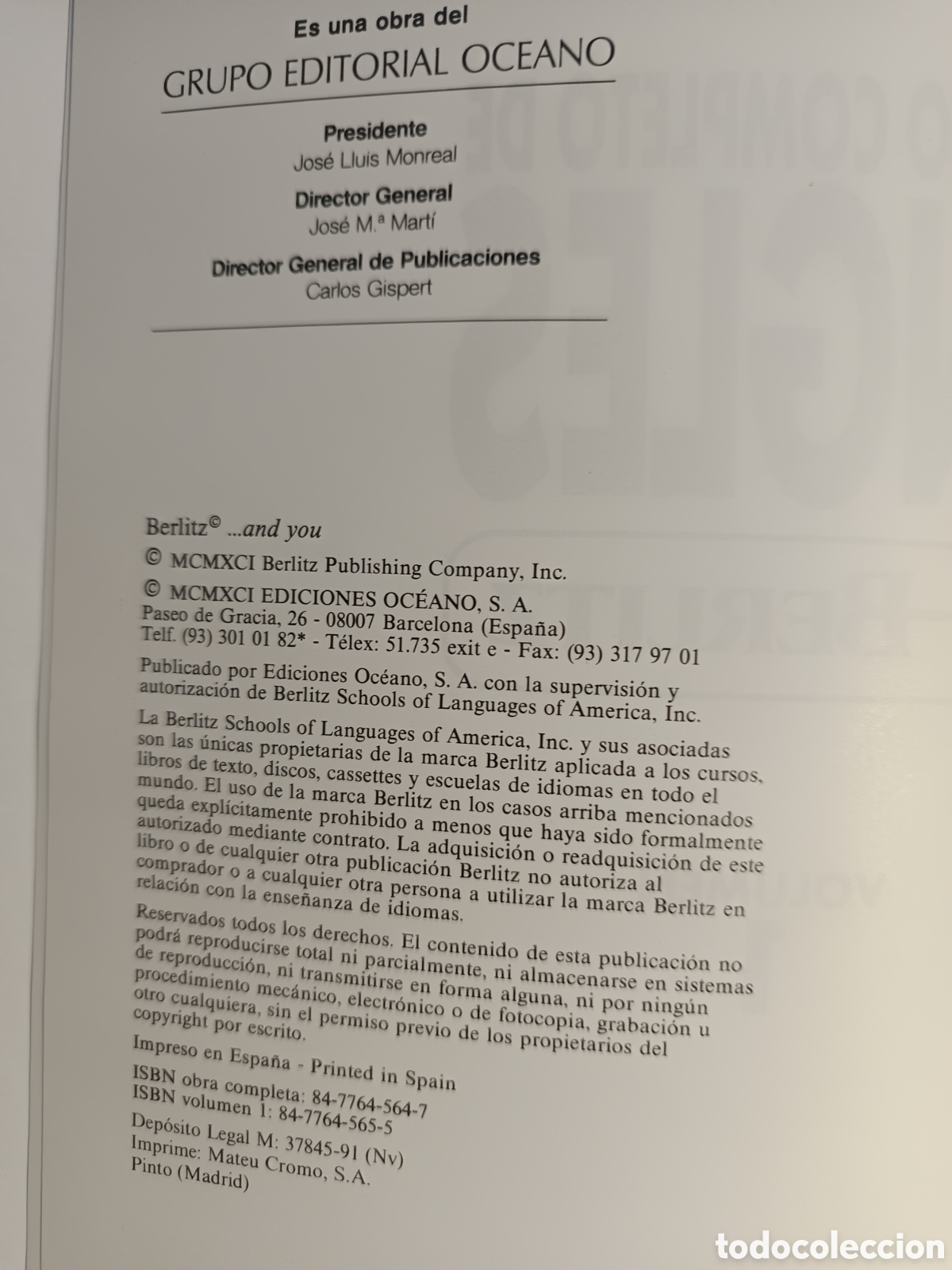 Libros de segunda mano: Curso completo de ingles. Berlitz, 2 tomos - Foto 3
