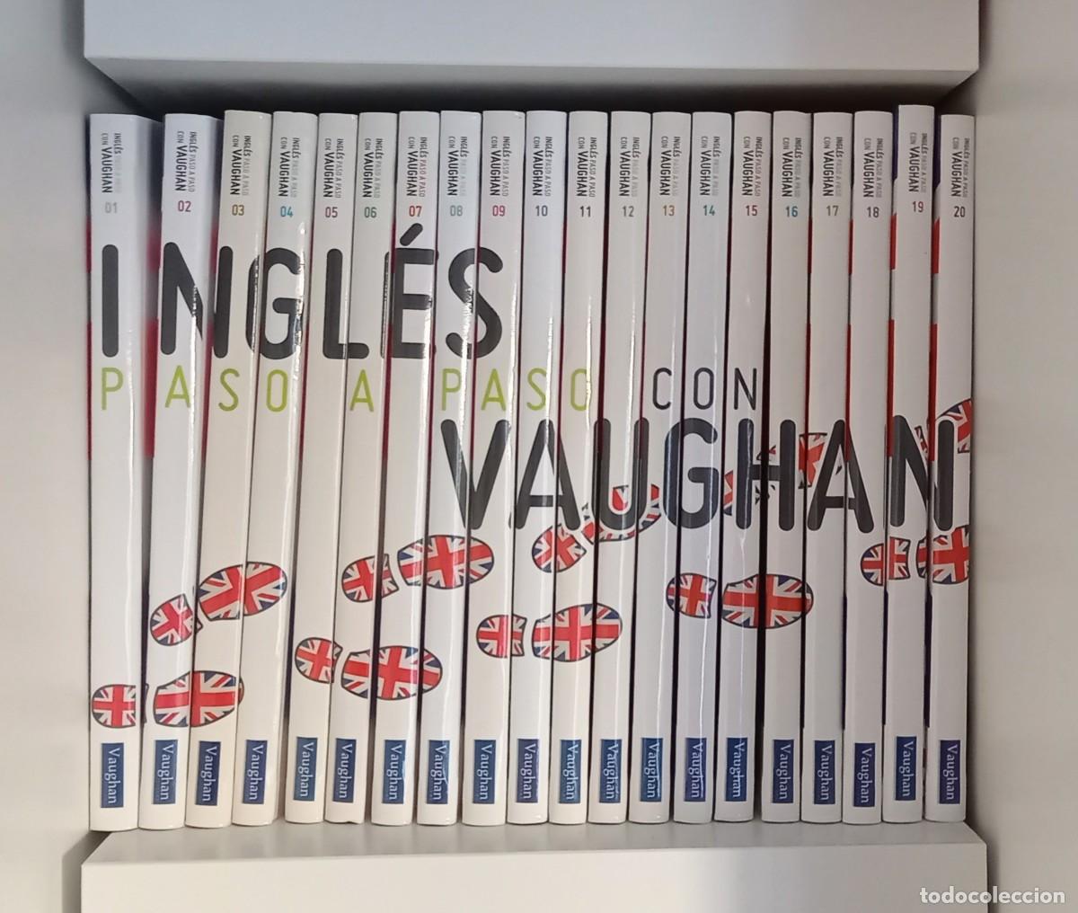 Libros de segunda mano: INGL&Eacute;S PASO A PASO CON VAUGHAN CURSO EN 20 TOMOS - Foto 1