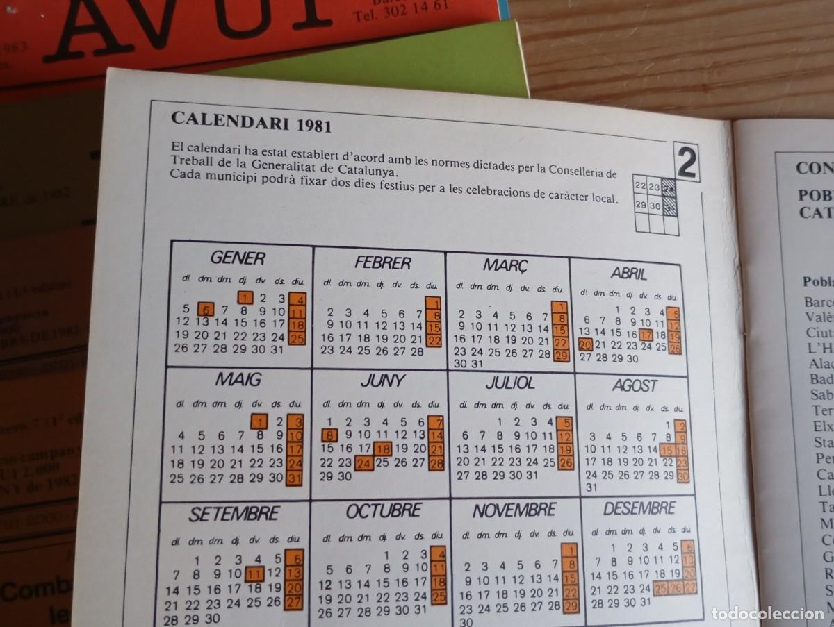 Libros de segunda mano: APUNTS DE CATAL&Agrave; PR&Agrave;CTIC. Diari Avui. 13 ejemplares. 1981 - Foto 2