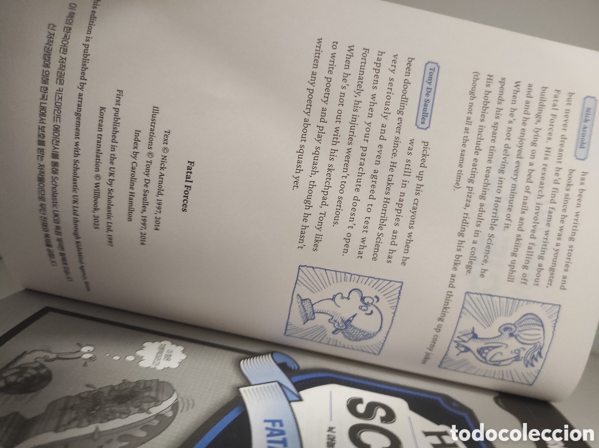 Libros de segunda mano: Horrible Science. Fatal Forces. (Editorial en Coreano) - Foto 3