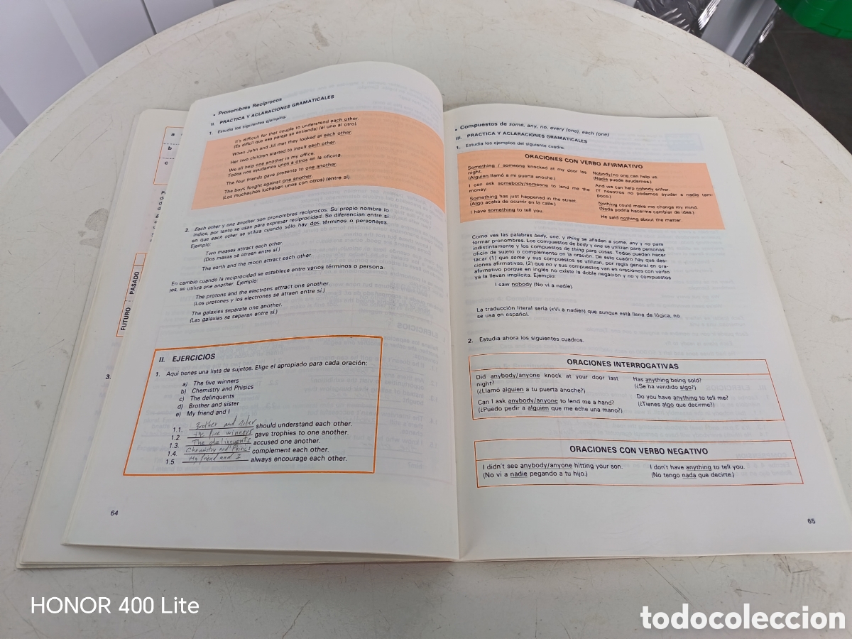 Libros de segunda mano: Libro Ingl&eacute;s INBAD 1&deg; BUP 1990 - Foto 4