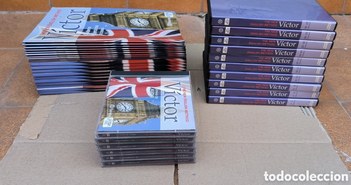 Libros de segunda mano: Colecci&oacute;n m&eacute;todo de ingl&eacute;s V&iacute;ctor - Foto 2
